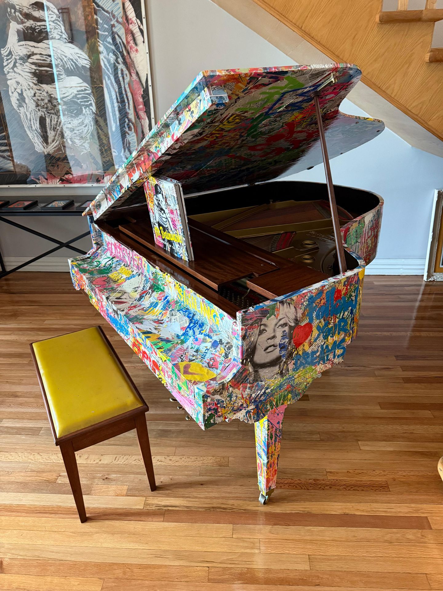 Mr. Brainwash piano