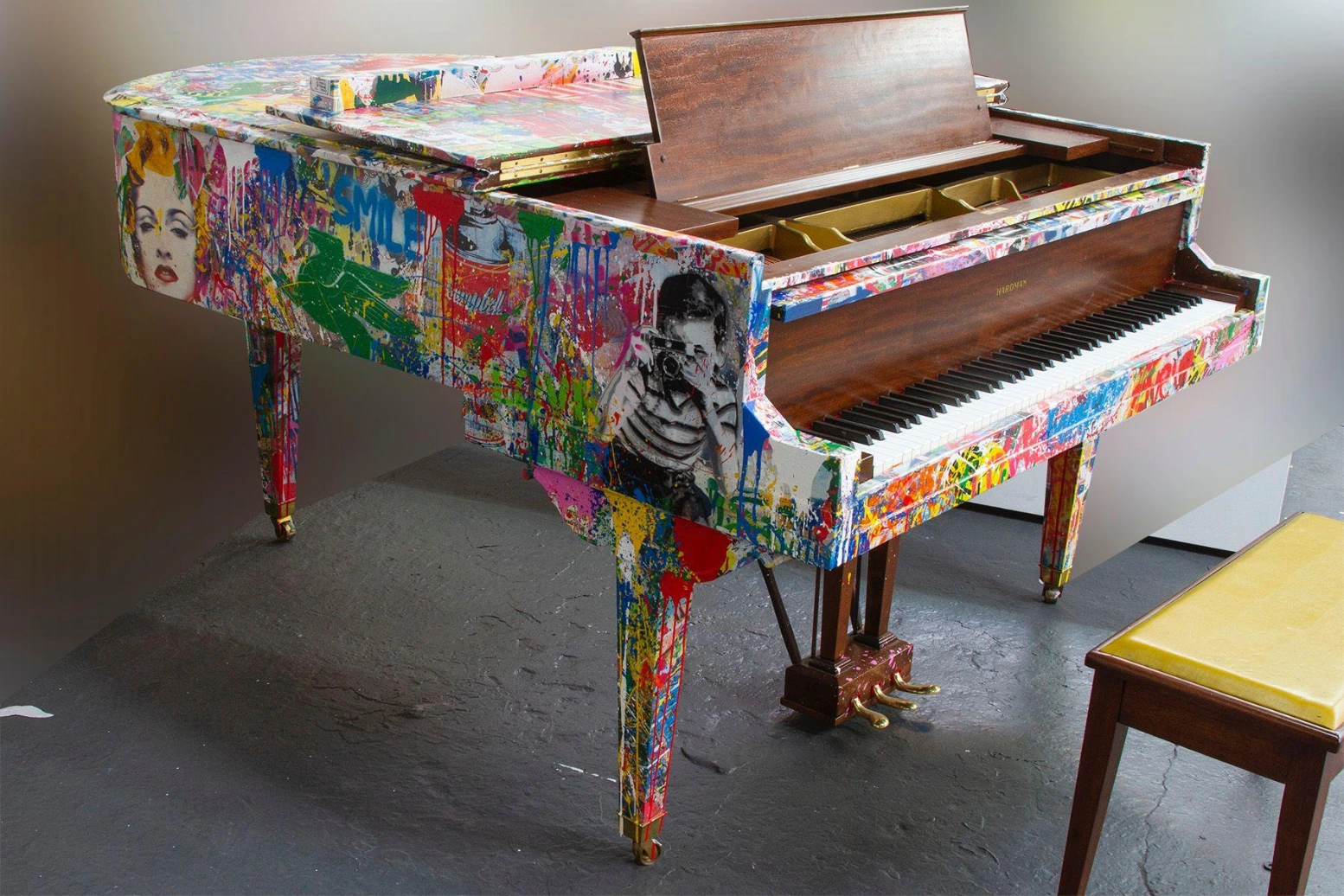 Mr. Brainwash piano