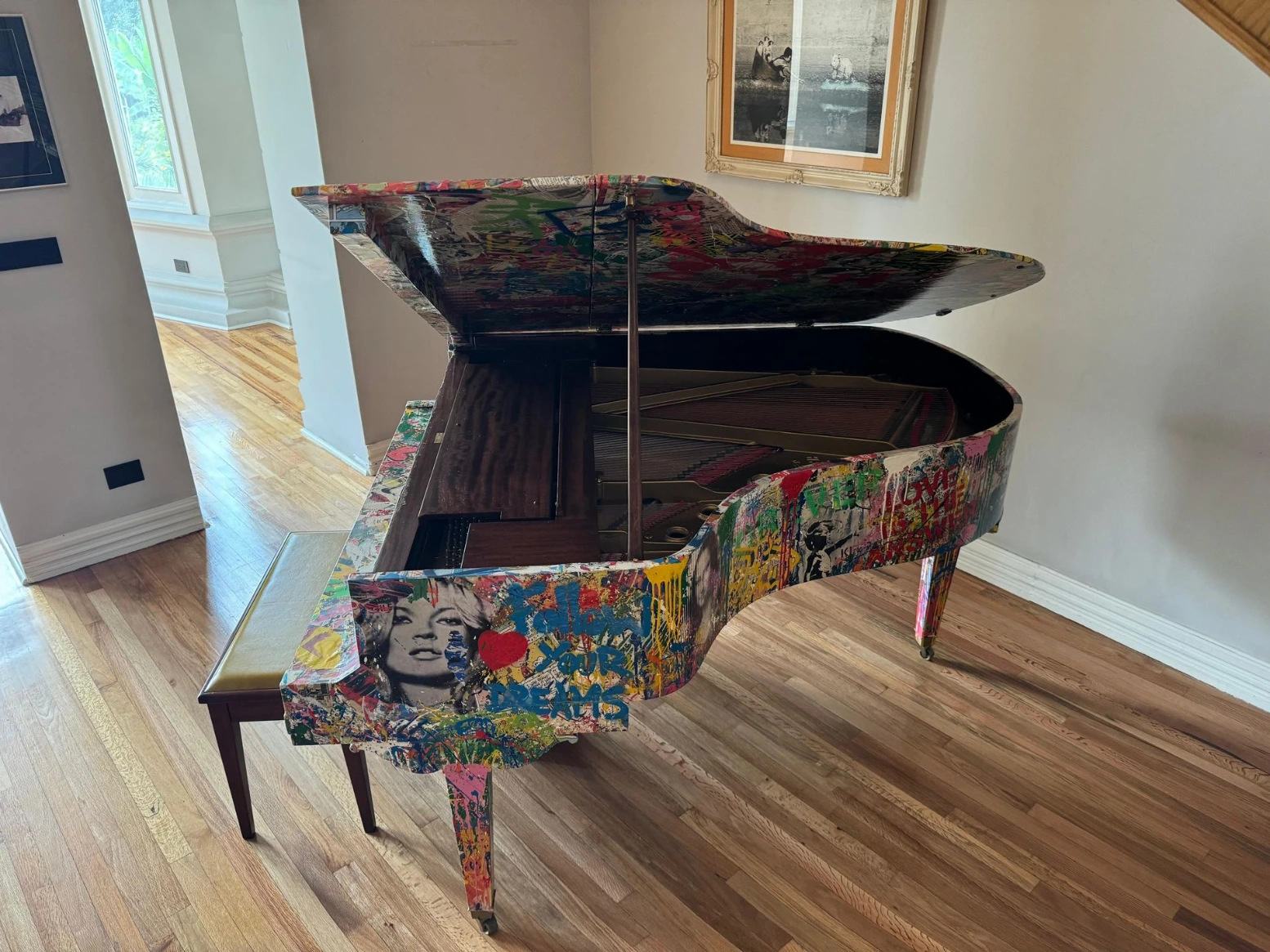 Mr. Brainwash piano